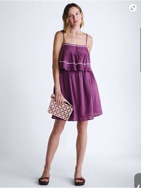 Scoop Flowy Cotton Mini Dress